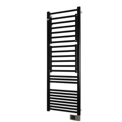 Deltacalor Sèche-serviettes électrique à inertie fluide Papillon2 500W noir* Sèche-Serviettes Électrique