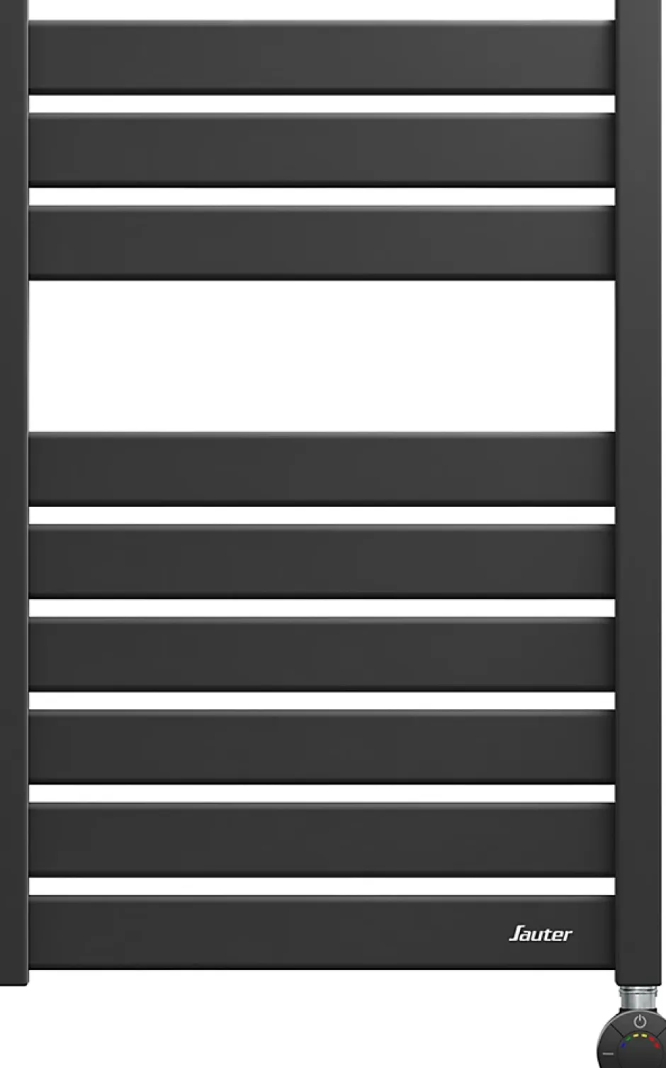 Sauter Sèche-serviettes électrique à inertie fluide Kelud mini 2 anthracite 250W* Sèche-Serviettes Électrique