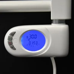 Deltacalor Sèche-serviettes électrique à inertie fluide Stendino 750W blanc* Sèche-Serviettes Électrique