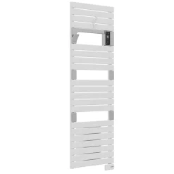Sauter Sèche-serviettes électrique à inertie fluide Asama connectable blanc 750W + soufflerie 1000W