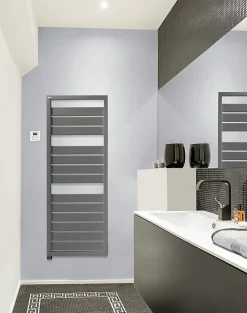 Acova Sèche-serviettes électrique à inertie fluide Astrakan gris 750W* Sèche-Serviettes Électrique