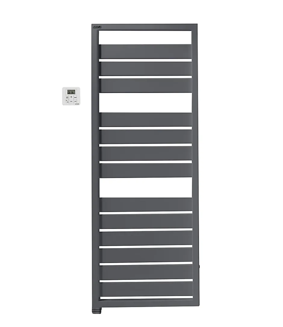 Acova Sèche-serviettes électrique à inertie fluide Astrakan gris 750W* Sèche-Serviettes Électrique
