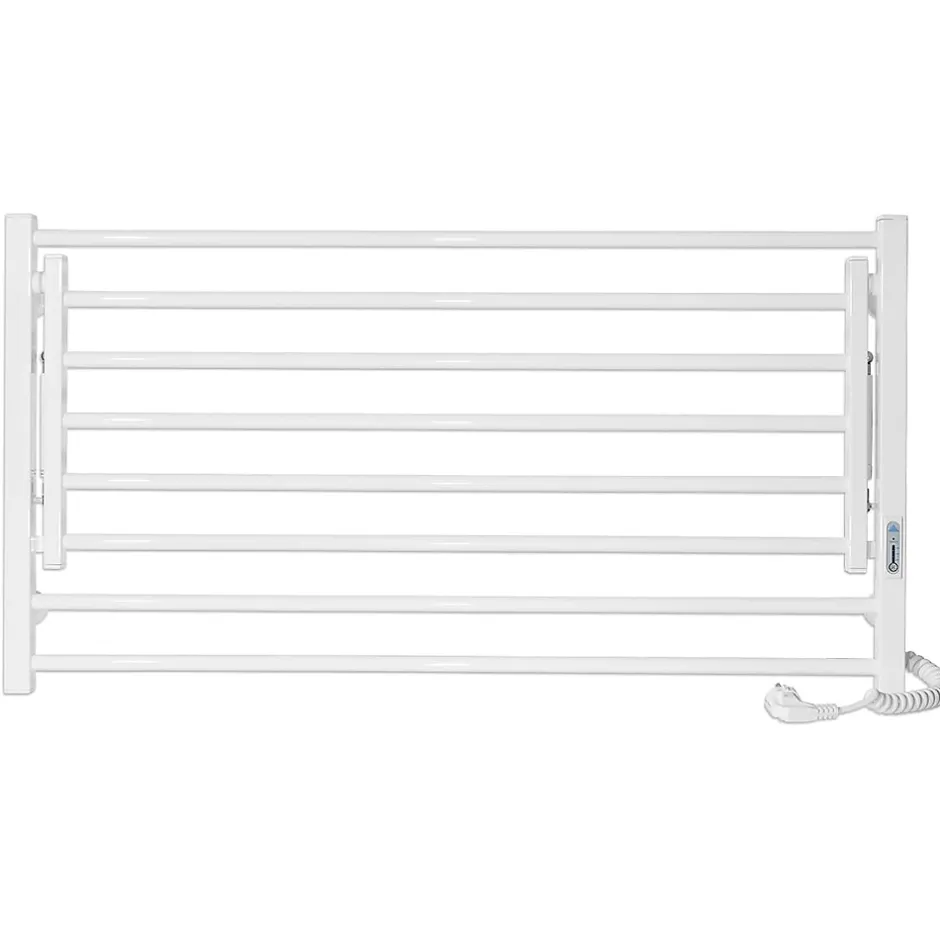 Laris Sèche-serviettes électrique ASTOR 1000x540 avec minuterie ECO, 225W, Blanc