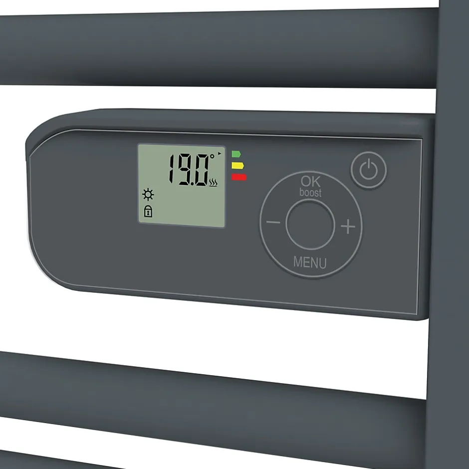Carrera Sèche-serviettes électrique à inertie sèche Alani 500W gris anthracite* Sèche-Serviettes Électrique
