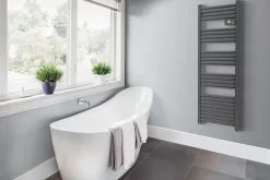 Carrera Sèche-serviettes électrique à inertie sèche Alani 500W gris anthracite* Sèche-Serviettes Électrique