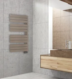 Deltacalor Sèche-serviettes électrique asymétrique 500W beige 5m²* Sèche-Serviettes Électrique