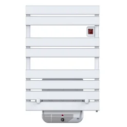 Sèche-serviettes électrique à inertie fluide Kalia Cameron blanc soufflerie 1300W* Sèche-Serviettes Soufflant|Sèche-Serviettes Électrique
