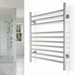WarmlyYours Sèche-serviettes électrique chrome 150W , Dimensions: 81.2cm x 60 cm