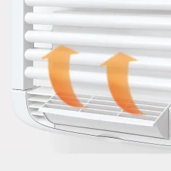 Deltacalor Sèche-serviettes électrique à inertie fluide Stendino 500W + soufflerie 1000W noir* Sèche-Serviettes Soufflant