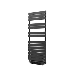 Delonghi Sèche-serviettes électrique à inertie fluide Ghibli noir 700W + soufflerie 1000W