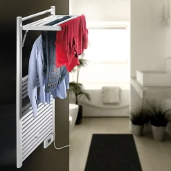 Deltacalor Sèche-serviettes électrique à inertie fluide Stendino 500W blanc