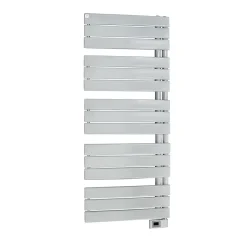 Deltacalor Sèche-serviettes électrique asymétrique 750W blanc 7.5m²
