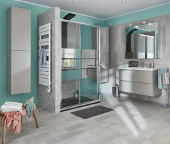 Delonghi Sèche-serviettes mixte électrique / eau chaude en acier De’Longhi Portobello blanc 700W* Sèche-Serviettes Eau Chaude