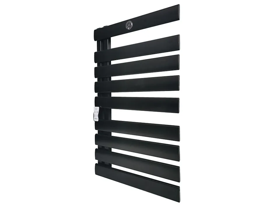Pureline Sèche-serviettes mural aluminium display LED et WiFi 500W* Sèche-Serviettes Soufflant