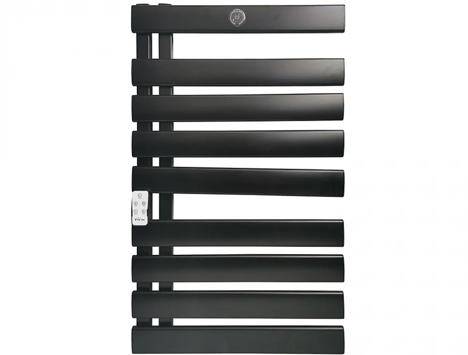 Pureline Sèche-serviettes mural aluminium display LED et WiFi 500W* Sèche-Serviettes Soufflant