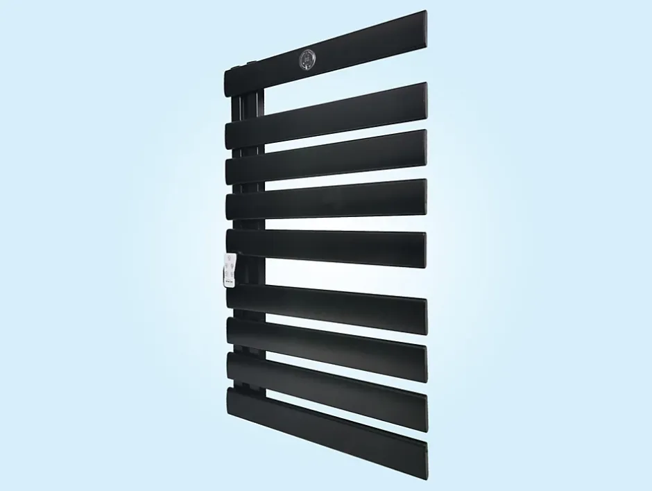 Pureline Sèche-serviettes mural aluminium display LED et WiFi 500W* Sèche-Serviettes Soufflant