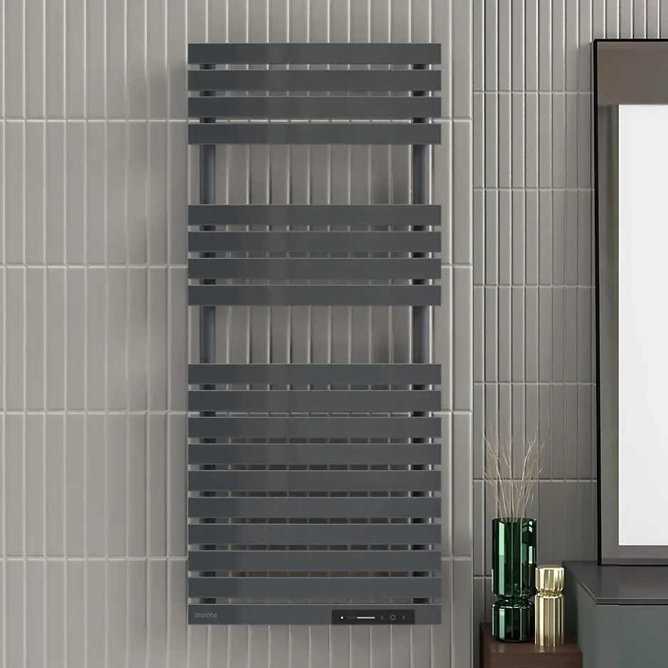 Rointe Sèche-serviettes NEO connecté 500W Tarpaulin Grey - - NTF030SEG