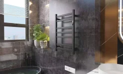 Bain-Bain Sèche-serviettes Noir DESICO -