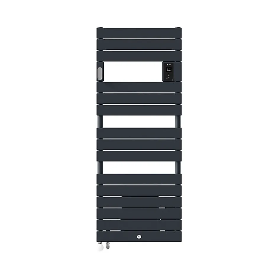 Thermor Sèche-serviettes Riviera 2 mixte avec soufflerie 1750W gris ardoise - - 490242