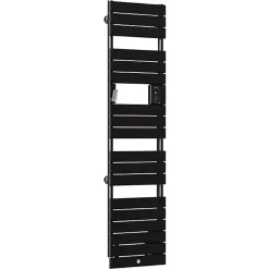 Thermor Sèche-serviettes Riviera 2 étroit avec soufflerie 1750W noir carbone - - 498265