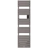 Thermor Sèche-serviettes Riviera 2 étroit avec soufflerie 1500W gris roche - - 498257* Sèche-Serviettes Soufflant
