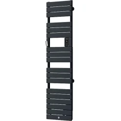Thermor Sèche-serviettes Riviera 2 étroit avec soufflerie 1750W gris roche - - 498264
