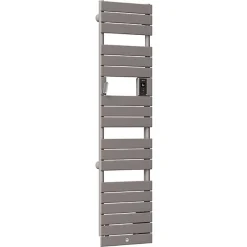 Thermor Sèche-serviettes Riviera 2 étroit avec soufflerie 1750W gris roche - - 498264