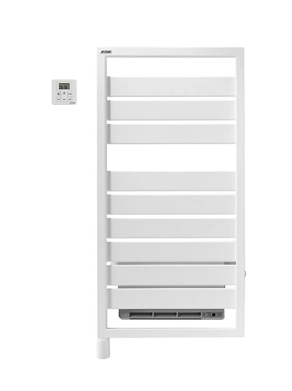 Acova Sèche-serviettes soufflant électrique Astrakan +Air 500 + soufflerie 1000W blanc* Sèche-Serviettes Soufflant
