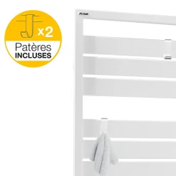Acova Sèche-serviettes soufflant électrique Astrakan +Air 500 + soufflerie 1000W blanc* Sèche-Serviettes Soufflant