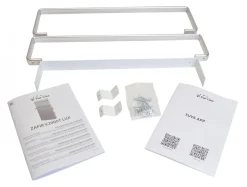 Pureline Sèche-serviettes verre trempé miroir display LED 2000W