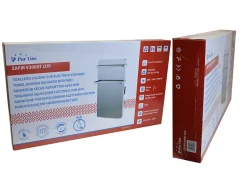 Pureline Sèche-serviettes verre trempé miroir display LED 2000W