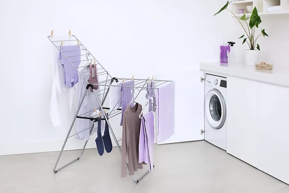 Brabantia Séchoir à linge Hangon gris metalic 20 m* Etendoir À Linge