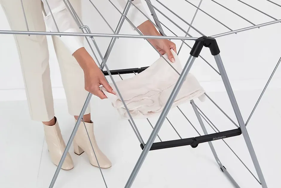 Brabantia Séchoir à linge Hangon gris metalic 20 m* Etendoir À Linge