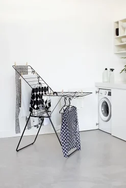 Brabantia Séchoir à linge Hangon noir mat 20 m* Etendoir À Linge