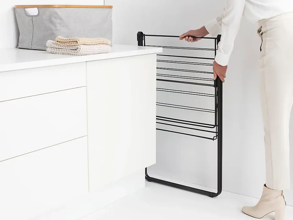 Brabantia Séchoir à linge Hangon noir mat 15 m