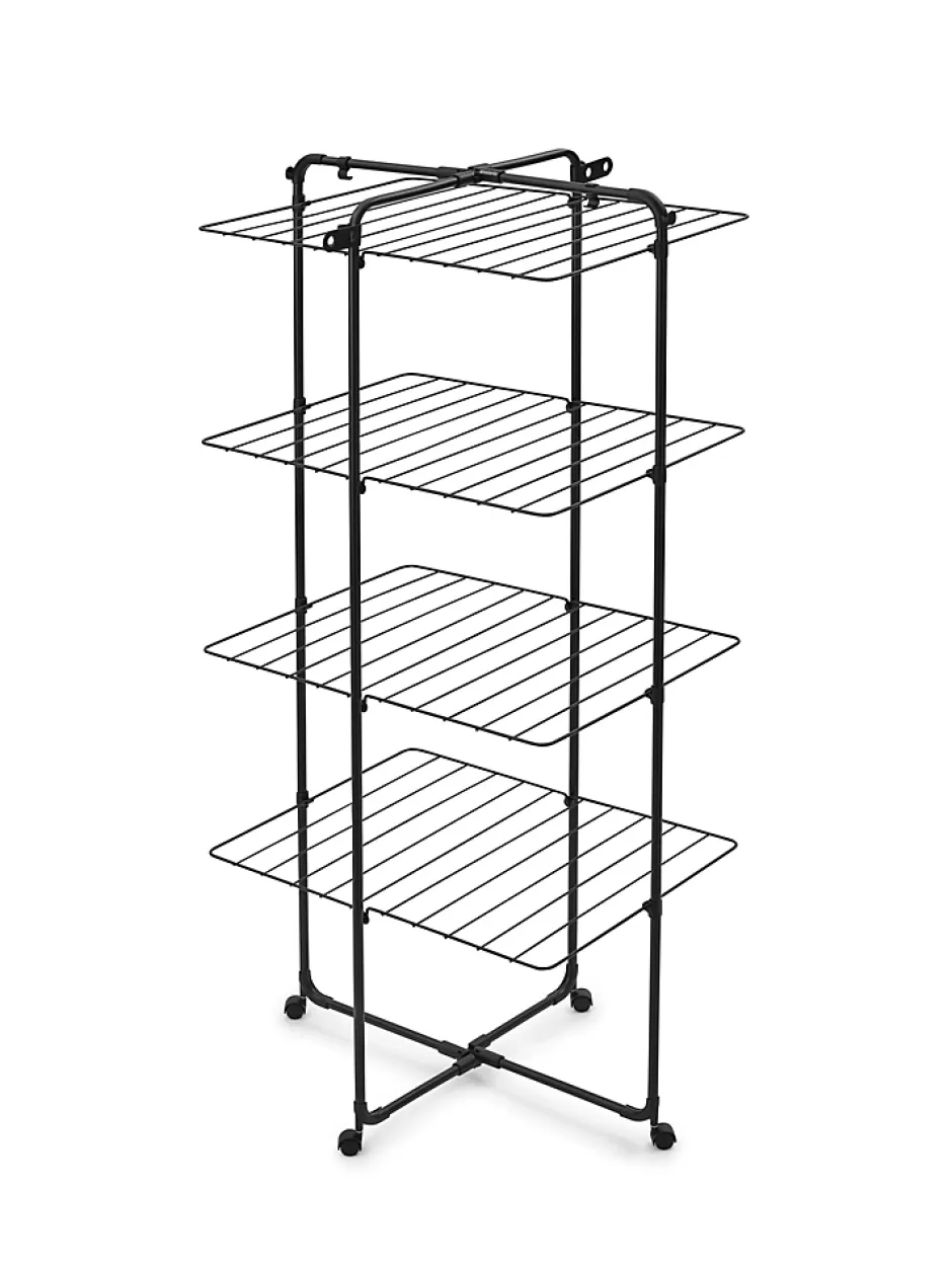 Brabantia Séchoir à linge Hangon Tower noir 30 m* Etendoir À Linge