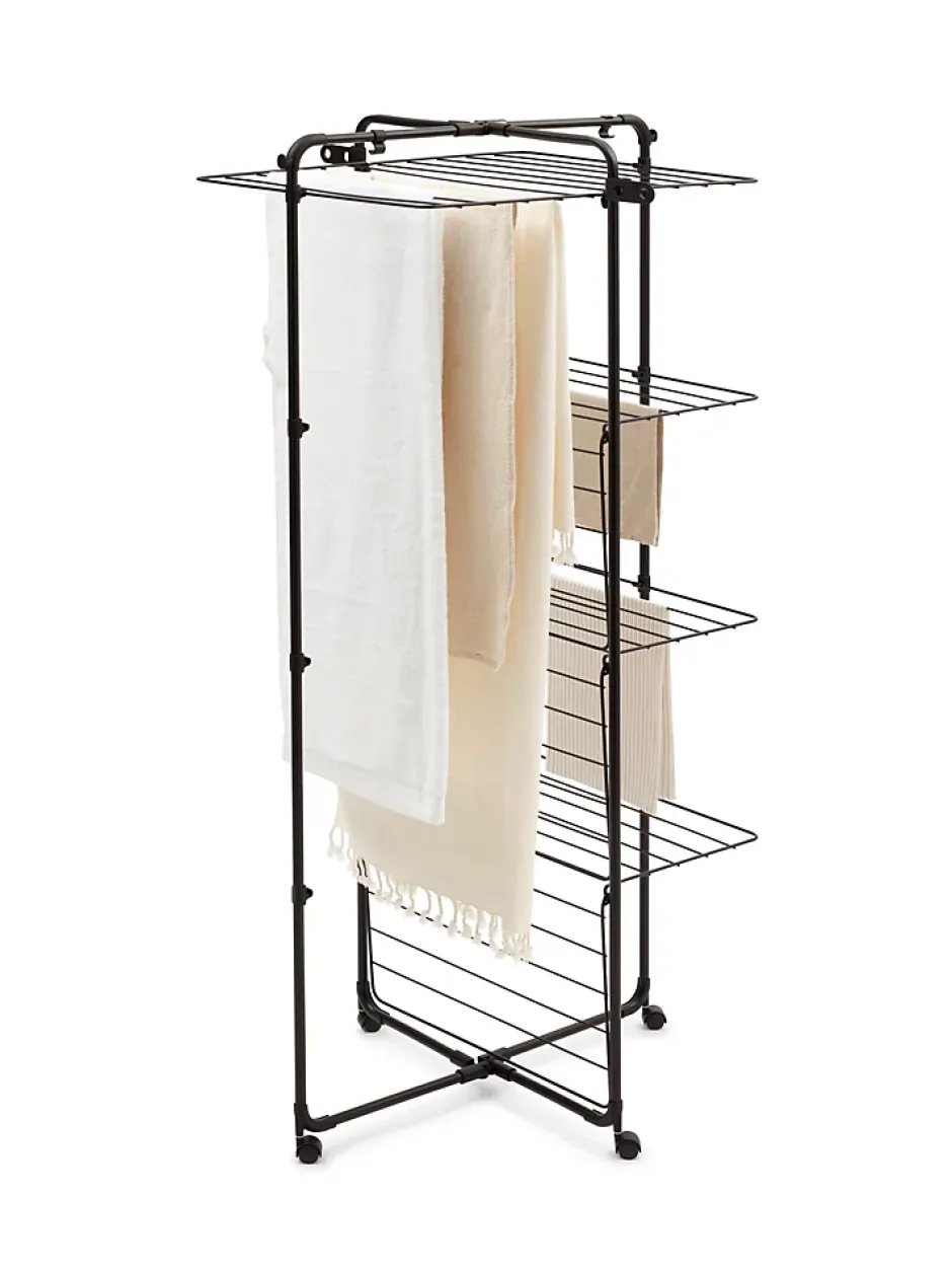 Brabantia Séchoir à linge Hangon Tower noir 30 m* Etendoir À Linge