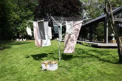 Brabantia Séchoir à linge parapluie rotatif 50 m d'étendage Lift-O-Matic