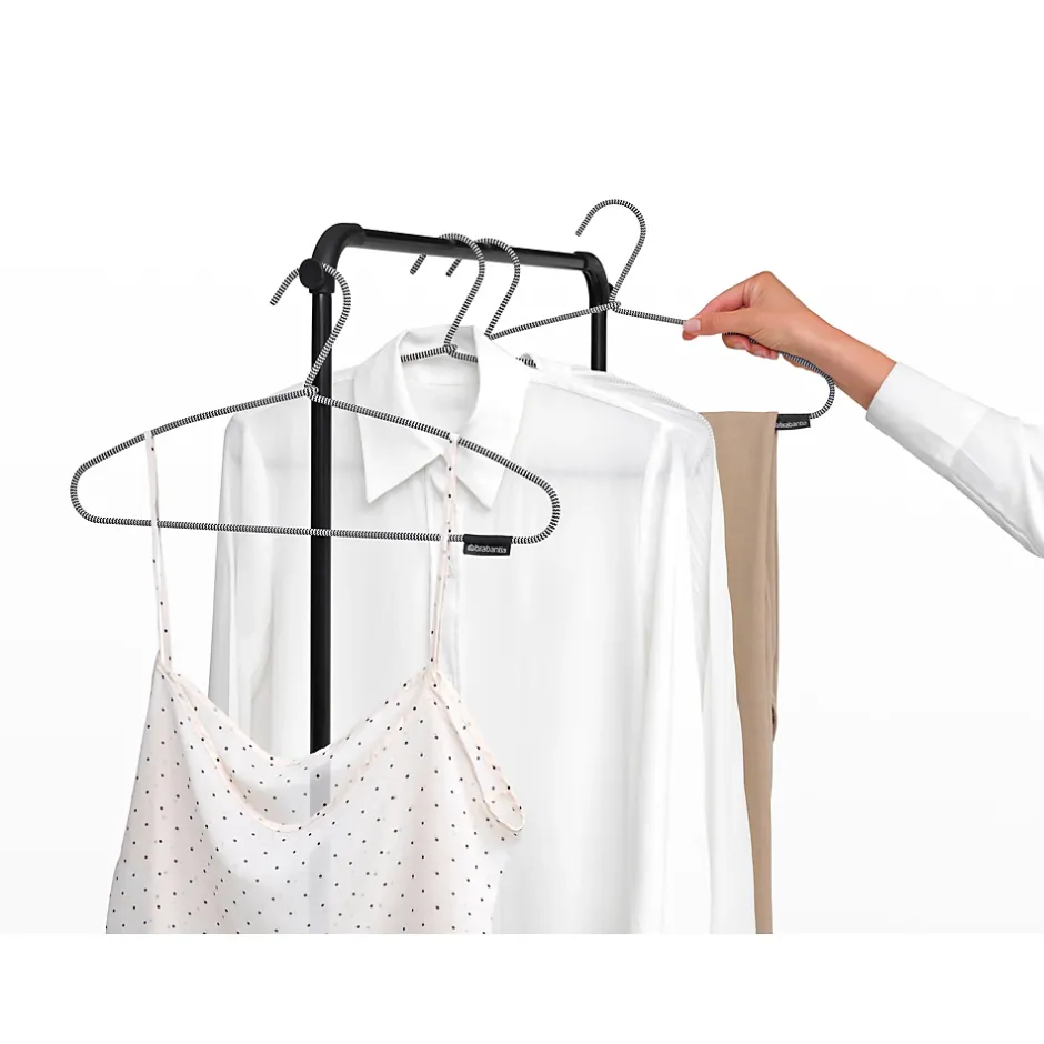 Brabantia Séchoir à linge pliant noir 20 m d'étendage, Hangon