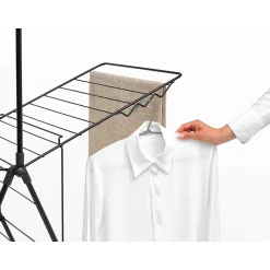 Brabantia Séchoir à linge pliant noir 20 m d'étendage, Hangon
