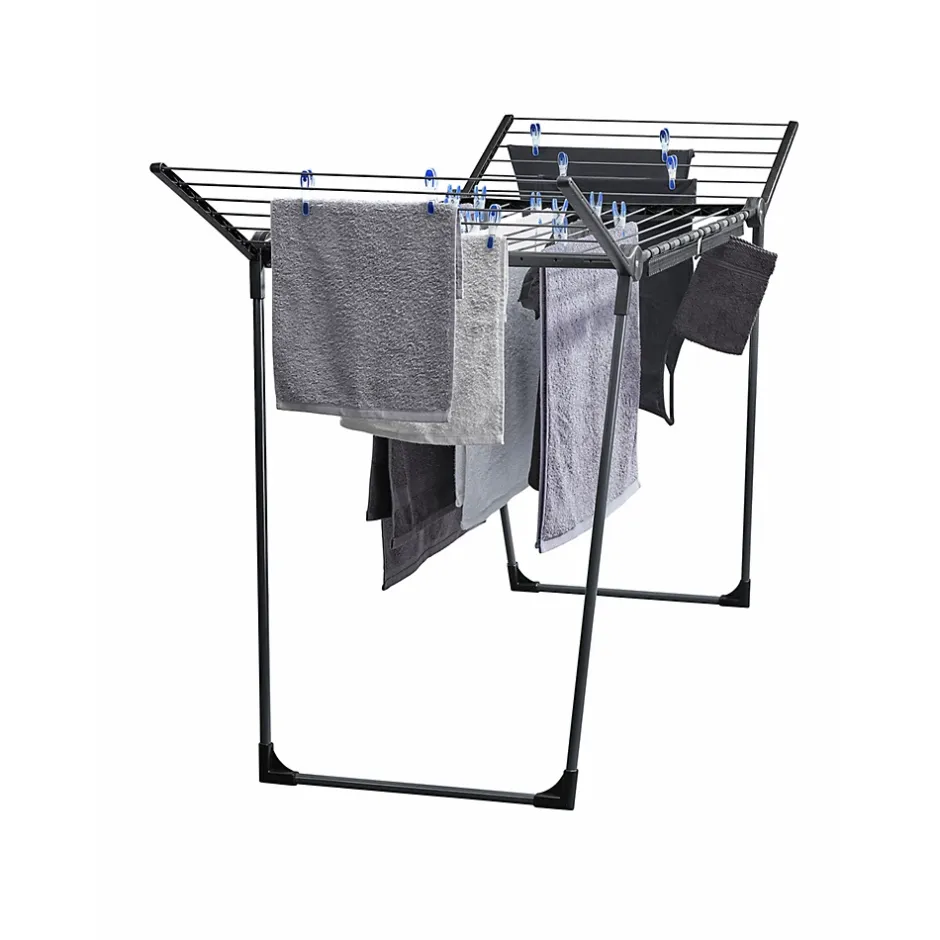 Leifheit Séchoir à linge sur pied 18 m d'étendage, Pegasus 180 noir* Etendoir À Linge