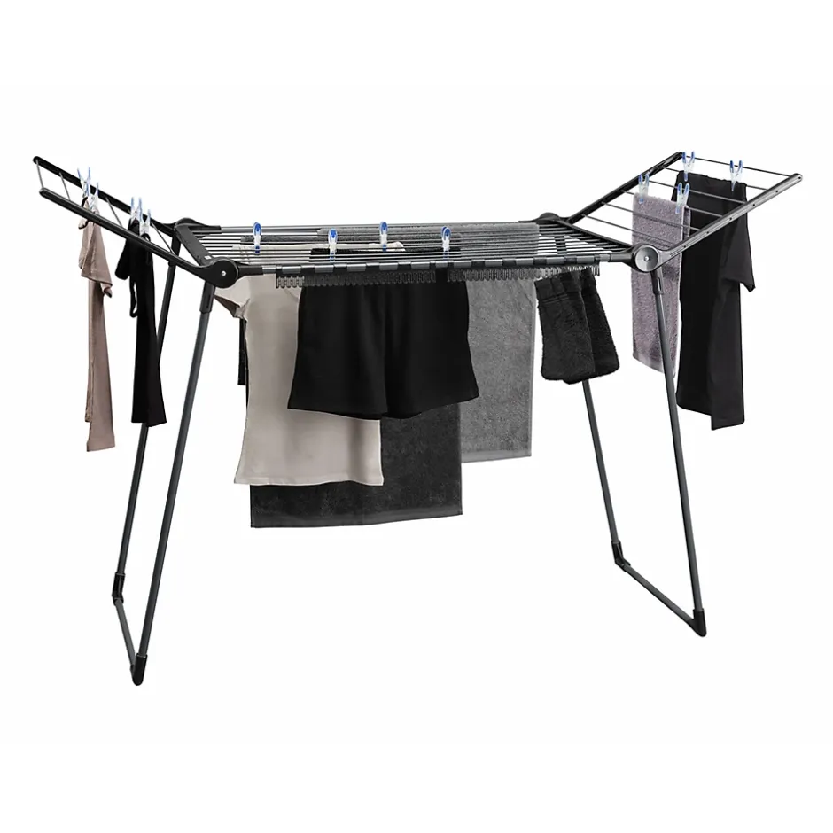 Leifheit Séchoir à linge sur pied 18 m d'étendage, Pegasus 180 noir* Etendoir À Linge