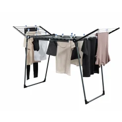 Leifheit Séchoir à linge sur pied 18 m d'étendage, Pegasus 180 noir* Etendoir À Linge