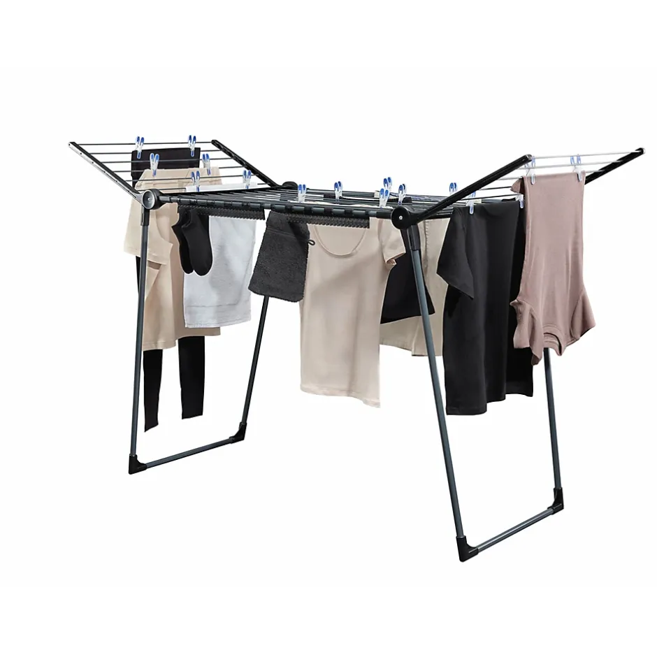 Leifheit Séchoir à linge sur pied 18 m d'étendage, Pegasus 180 noir* Etendoir À Linge