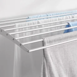 Foxydry Séchoir mural pliable alu 116x50x10cm Fold 120* Etendoir À Linge