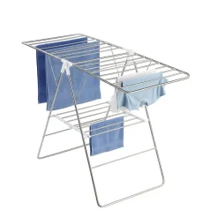 Wenko Séchoir étendoir en acier ajustable Flex - 15 m d'étandage