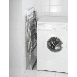 Wenko Séchoir étendoir en acier ajustable Flex - 15 m d'étandage