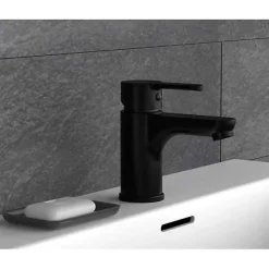 Schütte SCHÜTTE Mitigeur de lavabo DENVER Noir mat* Robinet De Douche