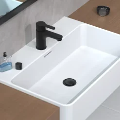 Schütte SCHÜTTE Mitigeur de lavabo DENVER Noir mat* Robinet De Douche