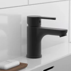 Schütte SCHÜTTE Mitigeur de lavabo DENVER Noir mat* Robinet De Douche
